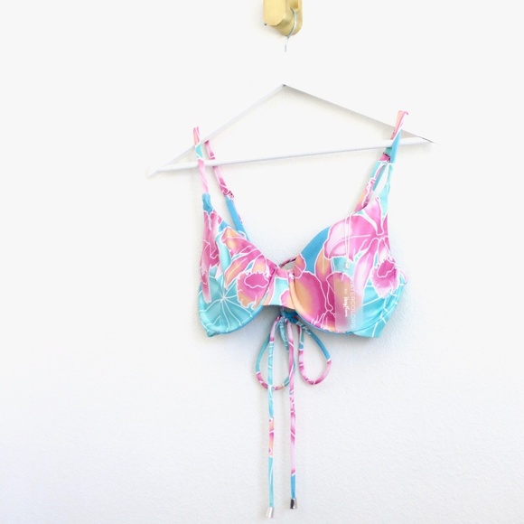 NEW Kenny Flowers Watercolors THE MAUI Underwire Bikini Top S, M, L, XL, - Picture 14 of 16